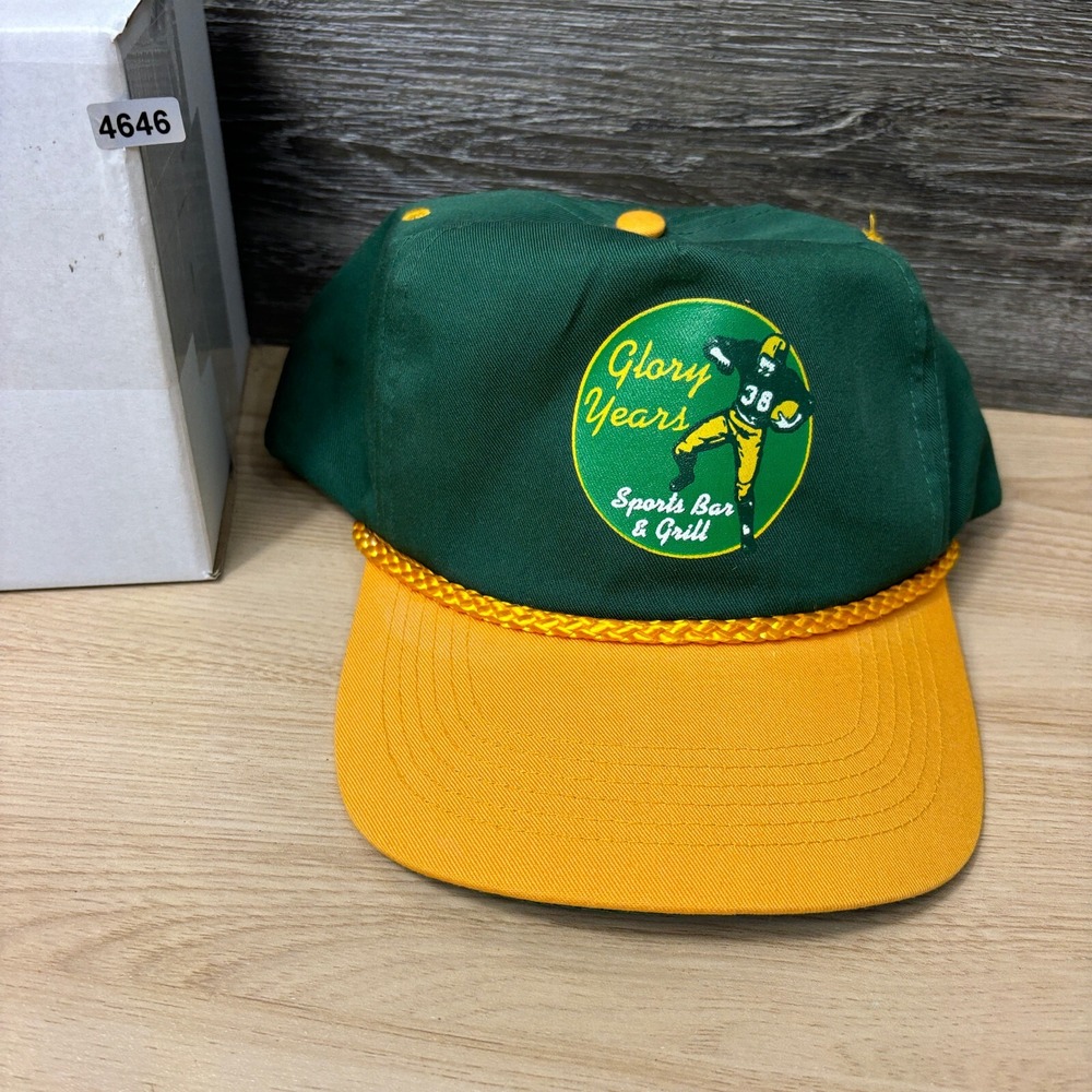 Glory Years Hat Cap Snap Back Green Sports Bar & Grill Football Adjustable - Picture 10 of 10